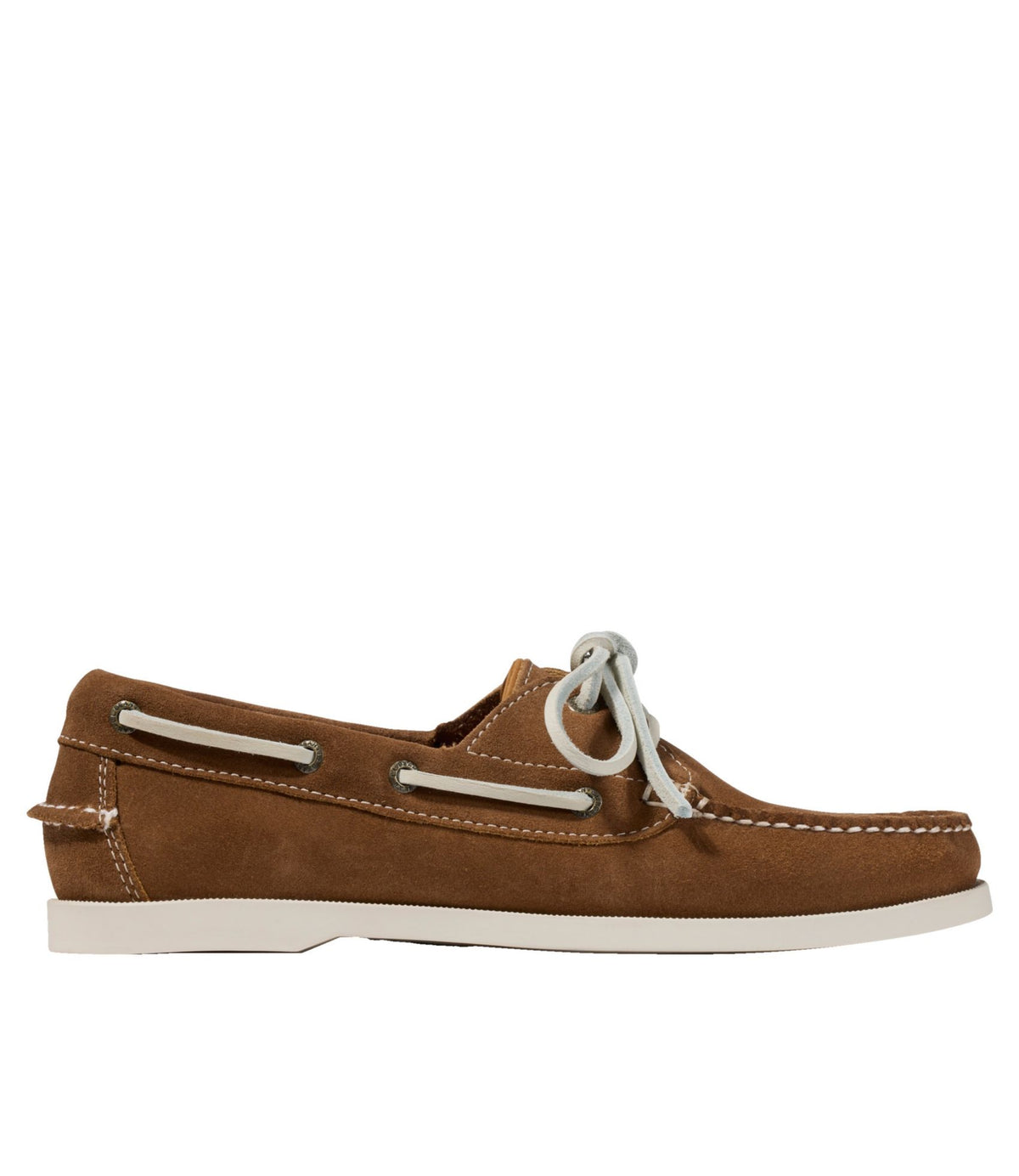 L.L.Bean Women's Casco Bay Boat Mocs Brown Suede