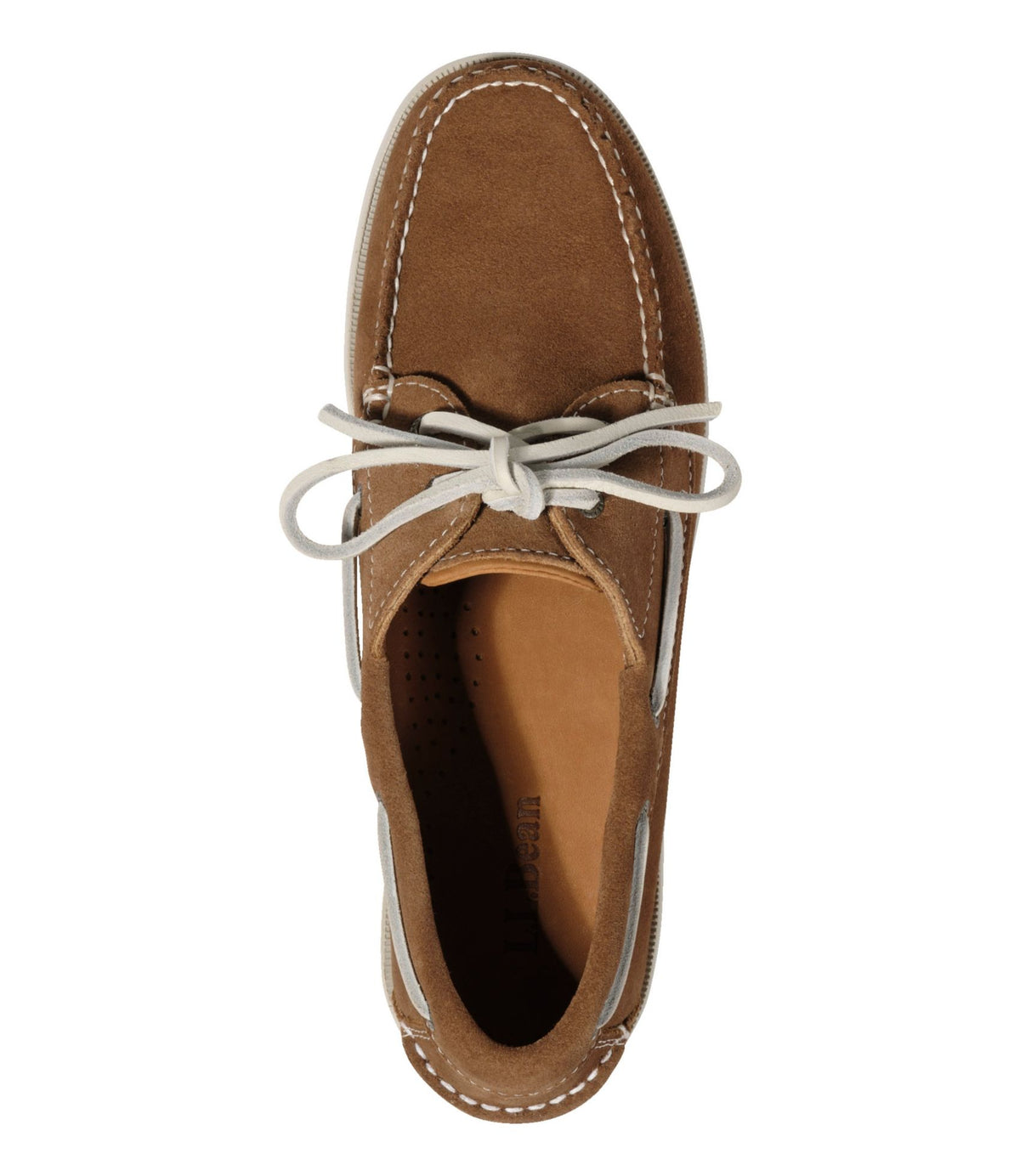 L.L.Bean Women's Casco Bay Boat Mocs Brown Suede