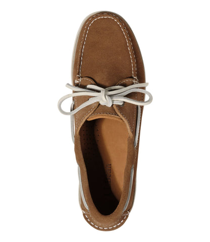 L.L.Bean Women's Casco Bay Boat Mocs Brown Suede