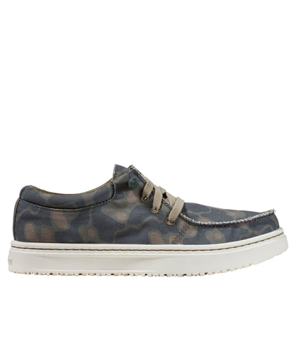 L.L.Bean Women's Higgins Beach 4-Eye Slip-Ons, Print Deep Olive Camo