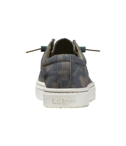 L.L.Bean Women's Higgins Beach 4-Eye Slip-Ons, Print Deep Olive Camo