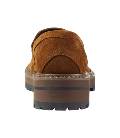 L.L.Bean Women's Camden Hills Penny Loafers, Suede Syrup