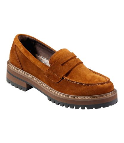 L.L.Bean Women's Camden Hills Penny Loafers, Suede Syrup