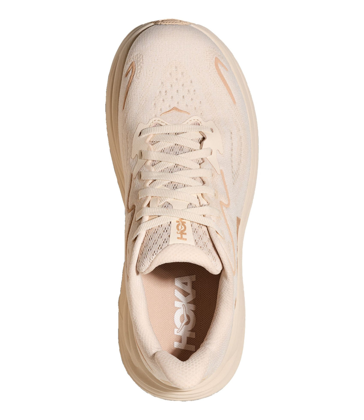 L.L.Bean Women's HOKA Clifton 10 Running Shoes Vanilla/Birch