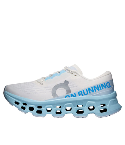 L.L.Bean Women's On Cloudmonster 3 Running Shoes Ivory/Topaz