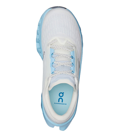 L.L.Bean Women's On Cloudmonster 3 Running Shoes Ivory/Topaz