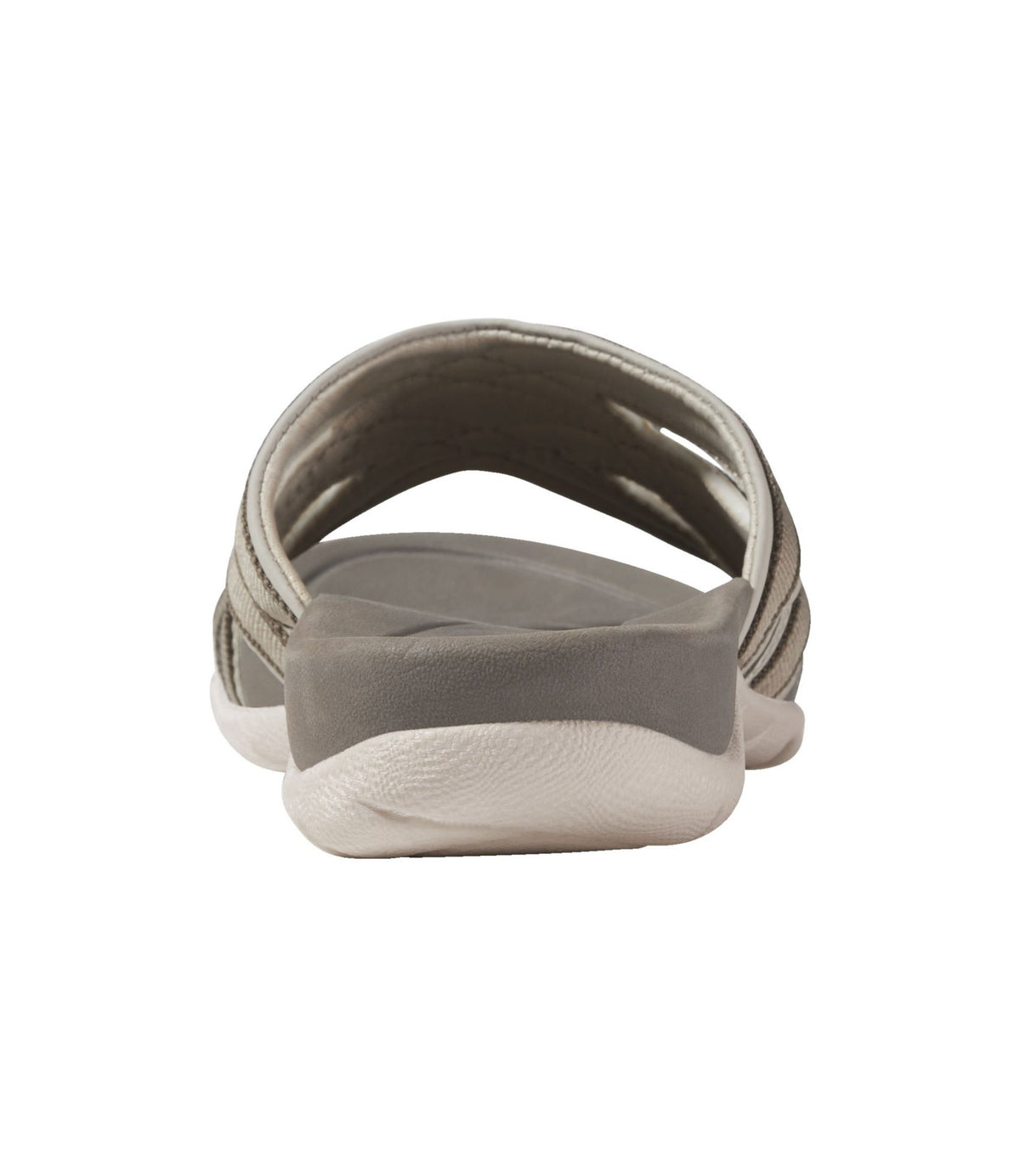 L.L.Bean Women's Boothbay Slide Sandals Dark Cement