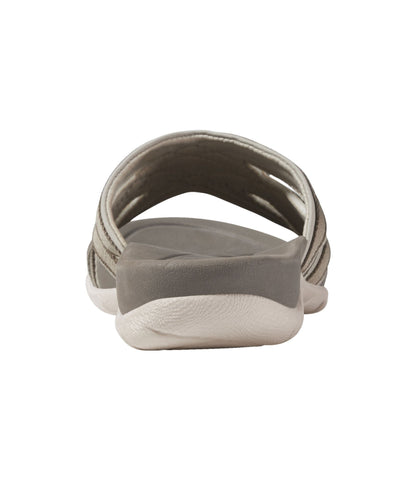 L.L.Bean Women's Boothbay Slide Sandals Dark Cement