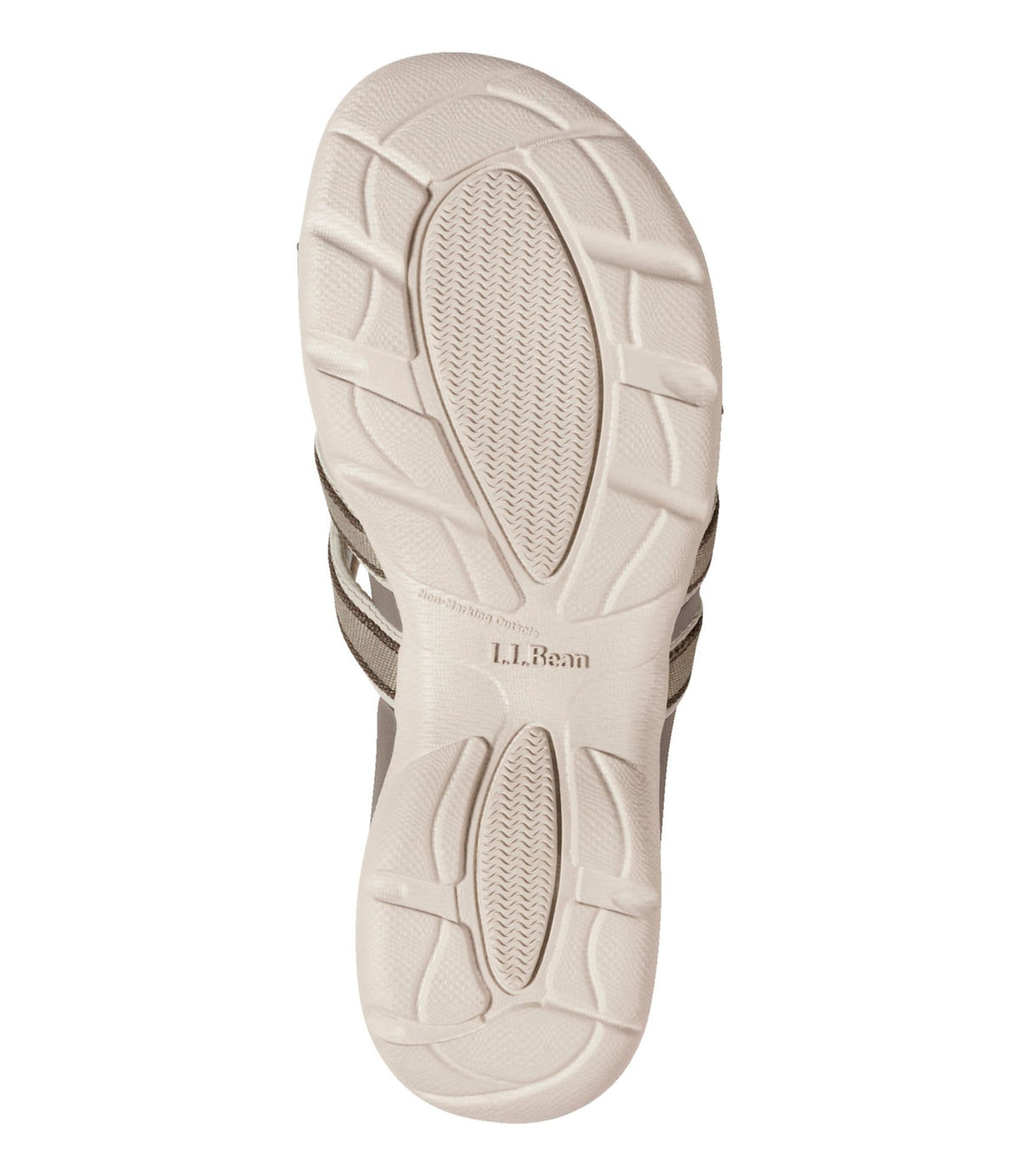 L.L.Bean Women's Boothbay Slide Sandals Dark Cement