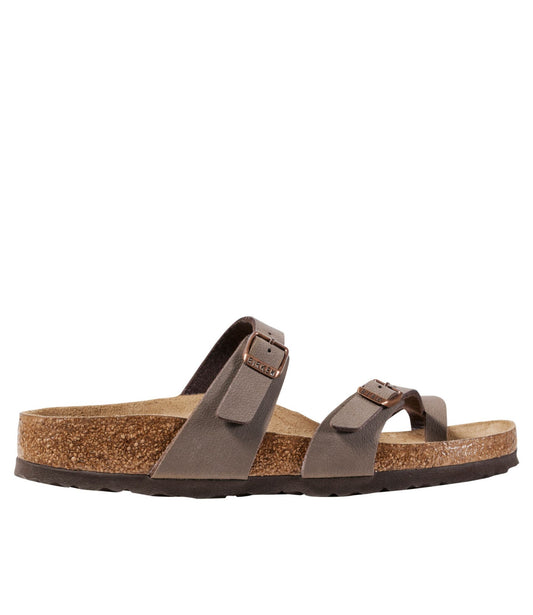 L.L.Bean Women's Birkenstock Mayari Birkibuc Sandals Mocha