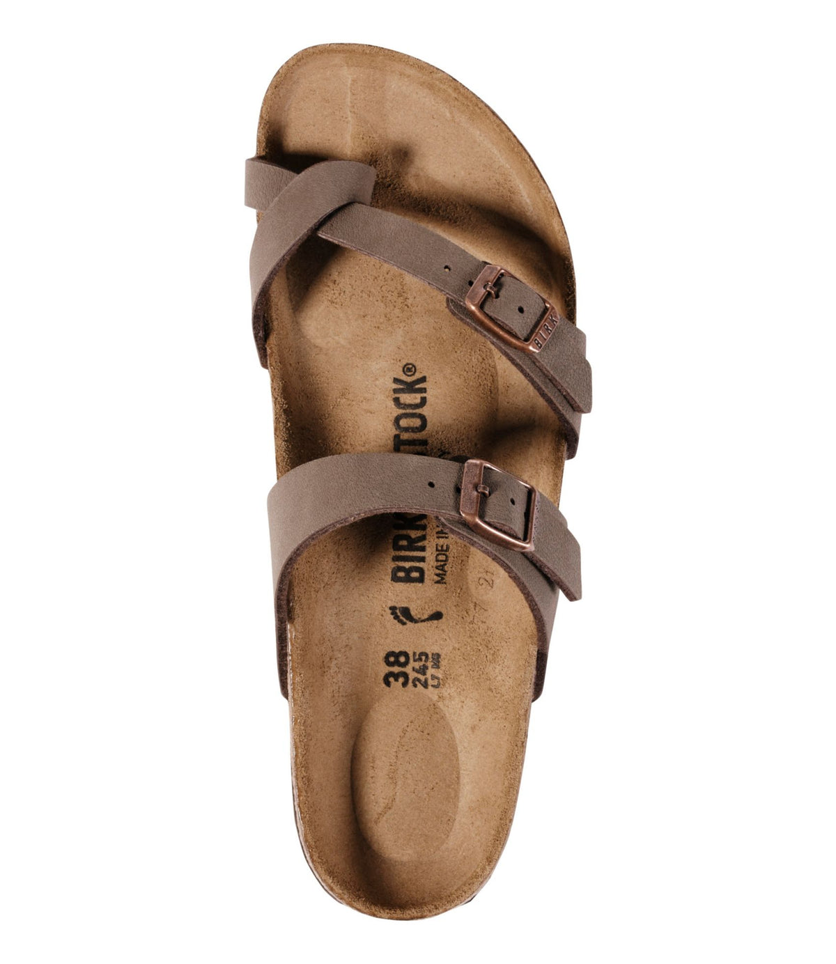 L.L.Bean Women's Birkenstock Mayari Birkibuc Sandals Mocha