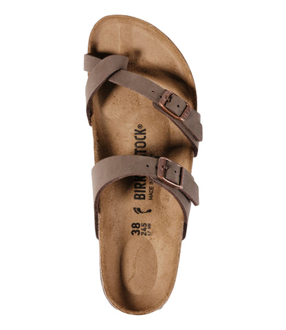 L.L.Bean Women's Birkenstock Mayari Birkibuc Sandals Mocha