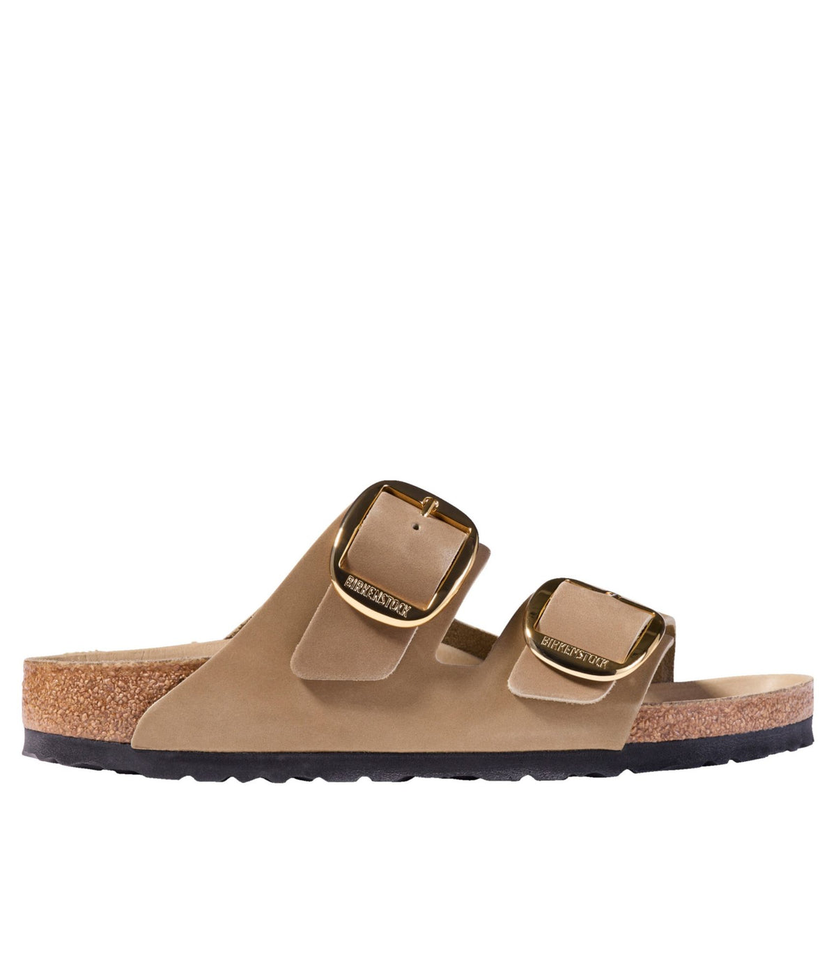 L.L.Bean Women's Birkenstock Big Buckle Arizona Sandals, Leather Tobacco