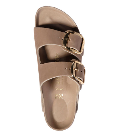 L.L.Bean Women's Birkenstock Big Buckle Arizona Sandals, Leather Tobacco