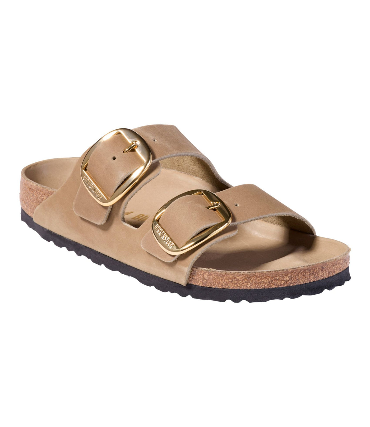 L.L.Bean Women's Birkenstock Big Buckle Arizona Sandals, Leather Tobacco