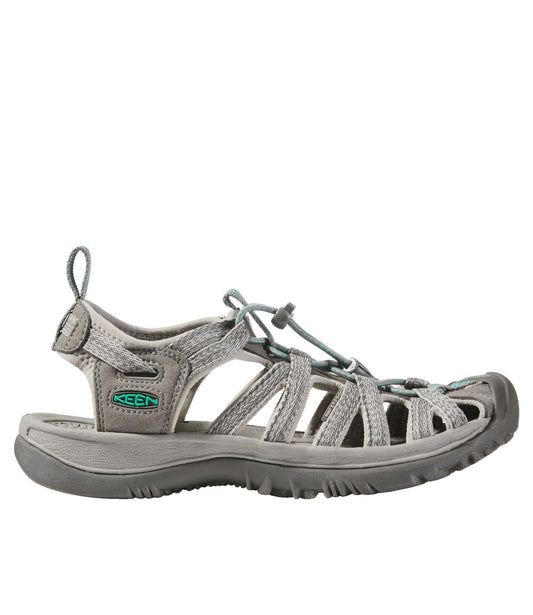 L.L.Bean Women's Keen Whisper Sandals Medium Grey/Peacock Green