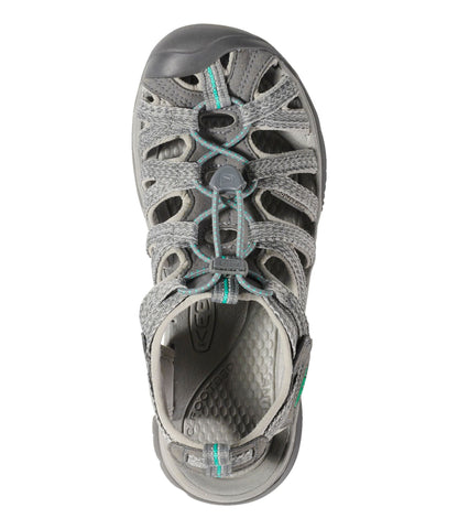 L.L.Bean Women's Keen Whisper Sandals Medium Grey/Peacock Green