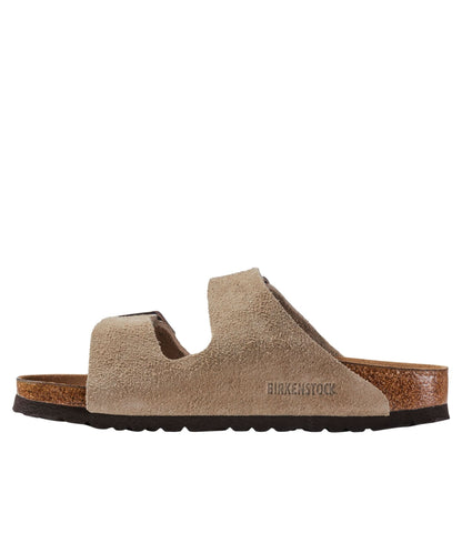 L.L.Bean Women's Birkenstock Arizona Sandals, Suede, Classic Footbed Taupe