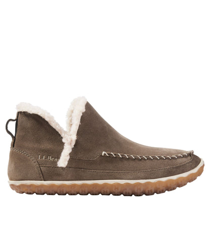 L.L.Bean Women's Mountain Slippers, Boot Mocs Dark Cement