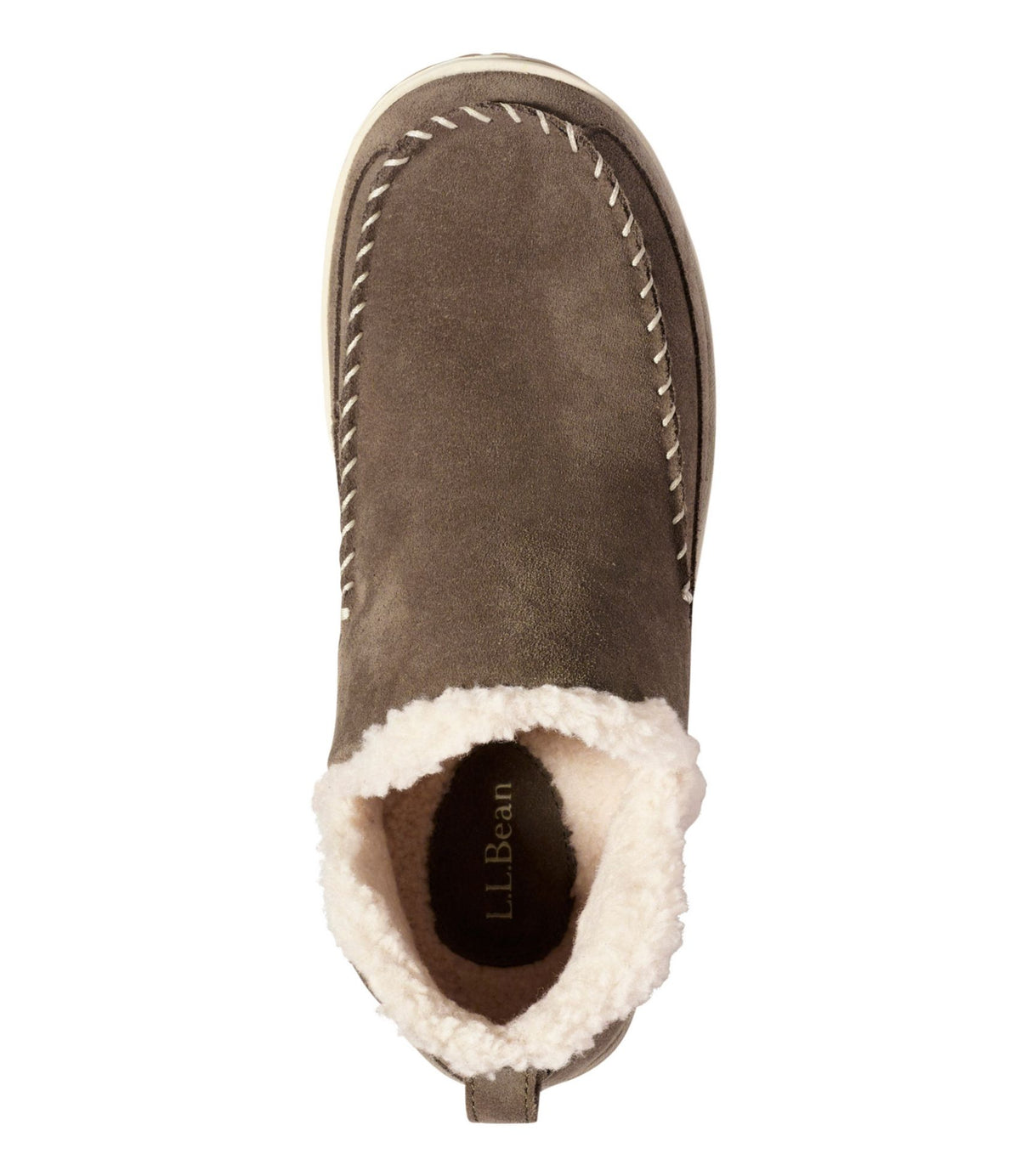 L.L.Bean Women's Mountain Slippers, Boot Mocs Dark Cement