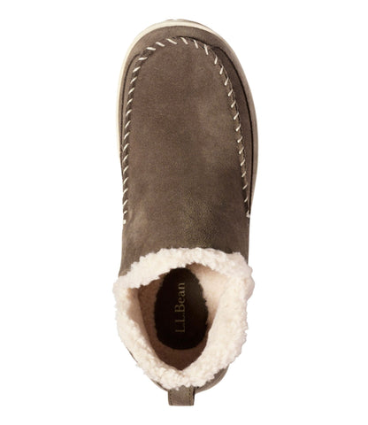 L.L.Bean Women's Mountain Slippers, Boot Mocs Dark Cement