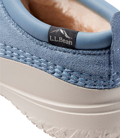 L.L.Bean Women's Wicked Good Max Slippers Silver Birch/Pearl