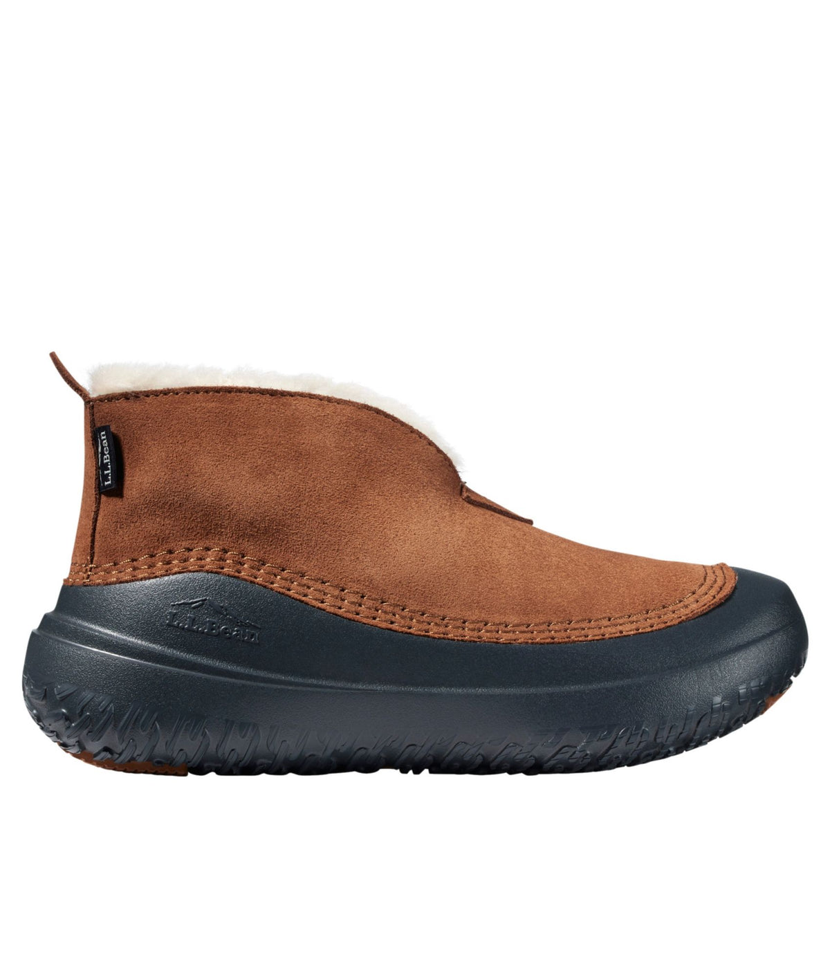 L.L.Bean Women's Wicked Good Max Slippers, Boot Saddle/Black