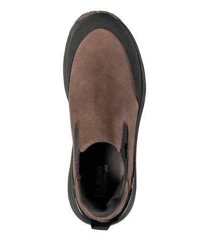 L.L.Bean Men's NextVenture Waterproof Slip-On Shoes, Leather Deepest Brown Nubuck