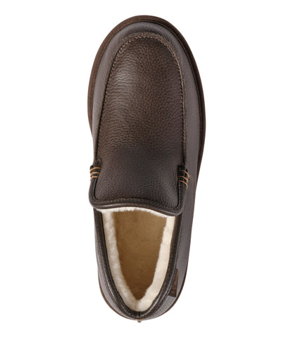 L.L.Bean Men's Wicked Good Boot Mocs, Leather Deep Brown