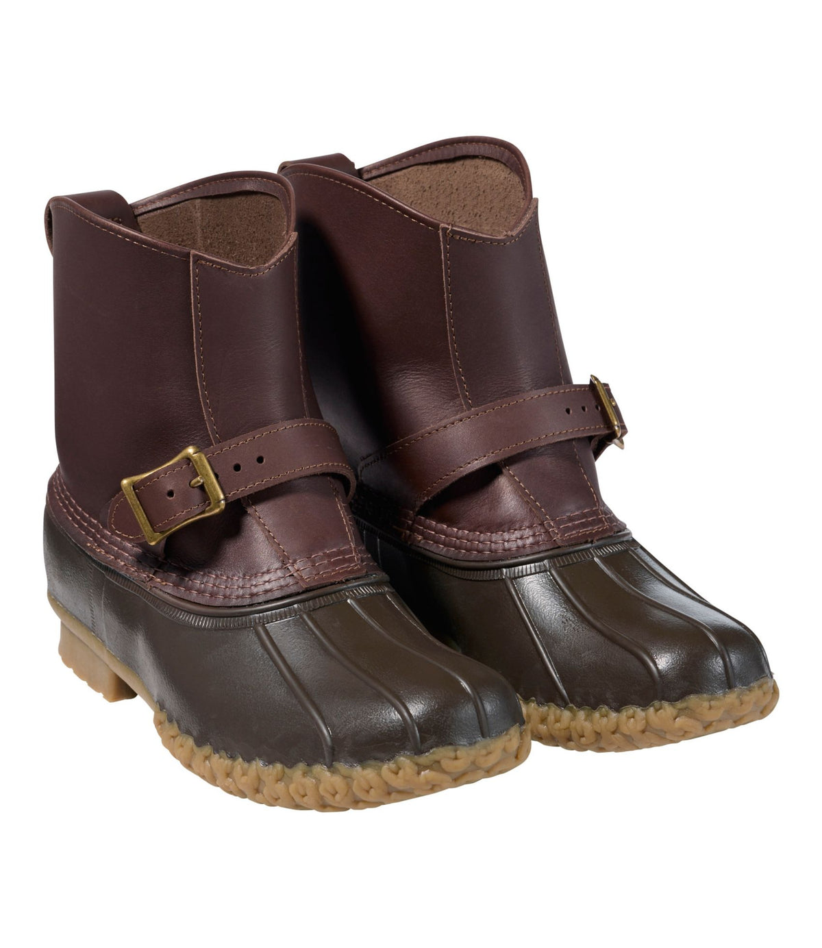 L.L.Bean Men's Bean Boots, 9" Unlined Lounger Brown