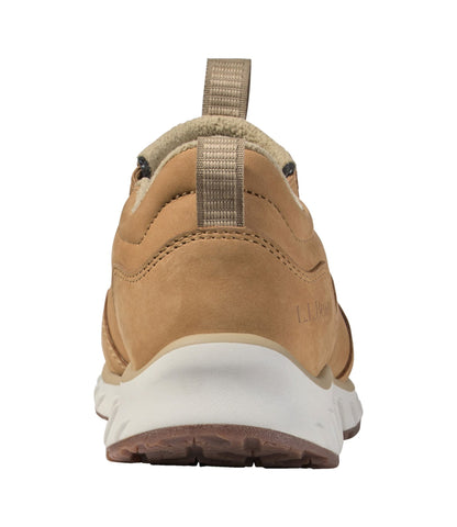 L.L.Bean Men's Snow Sneaker 5 Leather Slip-Ons Barley