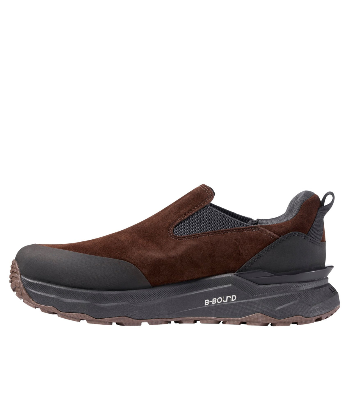 L.L.Bean Men's NextVenture Waterproof Slip-On Shoes, Suede Deep Brown Suede