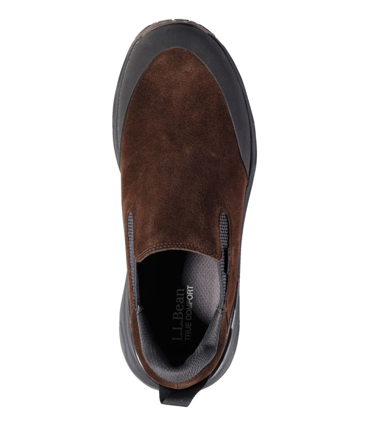 L.L.Bean Men's NextVenture Waterproof Slip-On Shoes, Suede Deep Brown Suede