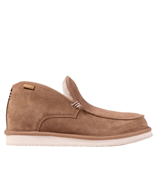 L.L.Bean Men's Wicked Good Boot Mocs, Suede Brown