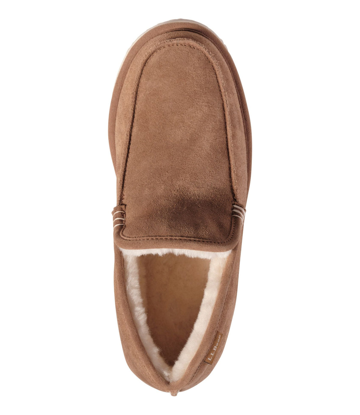 L.L.Bean Men's Wicked Good Boot Mocs, Suede Brown
