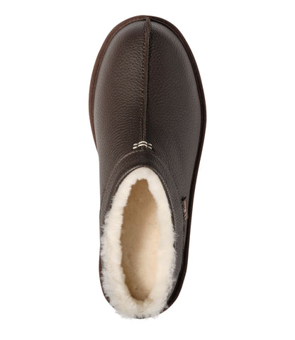 L.L.Bean Men's Wicked Good Scuffs, Leather Deep Brown