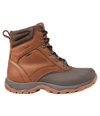 L.L.Bean Men's Storm Chaser Boots 5, Leather Lace-Up Oakwood