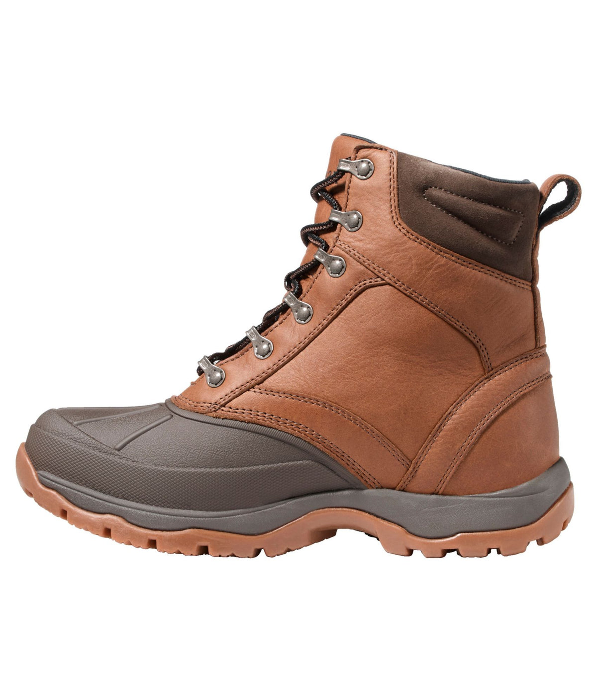 L.L.Bean Men's Storm Chaser Boots 5, Leather Lace-Up Oakwood