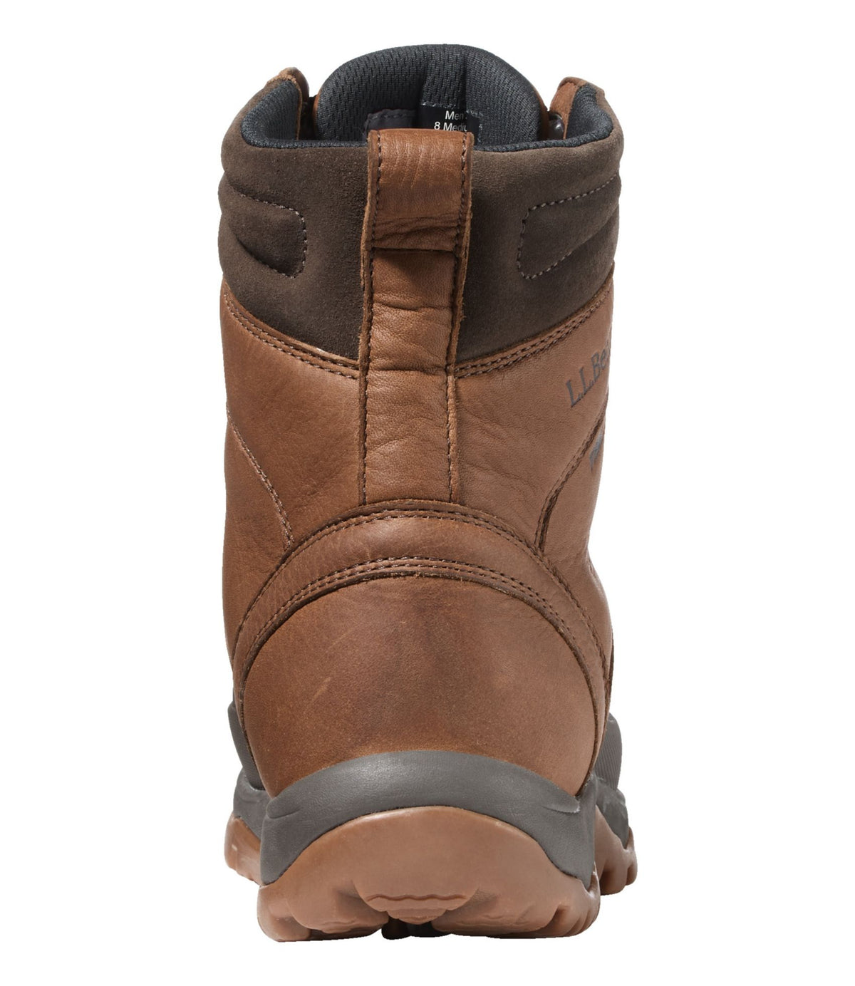 L.L.Bean Men's Storm Chaser Boots 5, Leather Lace-Up Oakwood