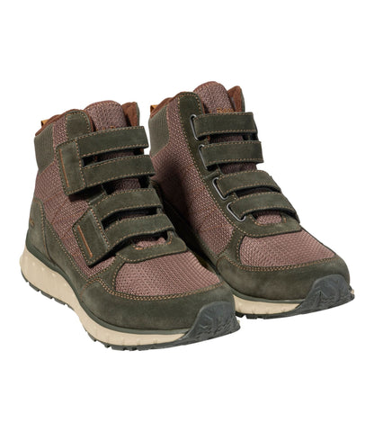 L.L.Bean Men's Snow Sneaker 5 Boots, Hook-and-Loop Loden/Dark Earth