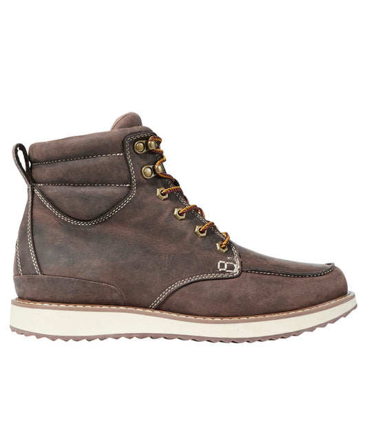 L.L.Bean Men's Stonington Boots, Moc-Toe Dark Cocoa