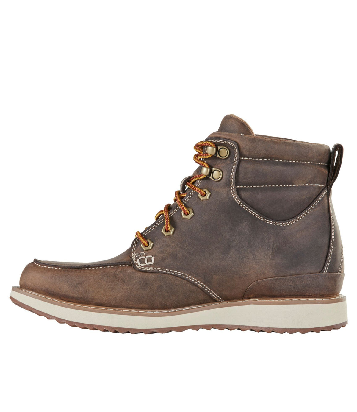 L.L.Bean Men's Stonington Boots, Moc-Toe Dark Cocoa