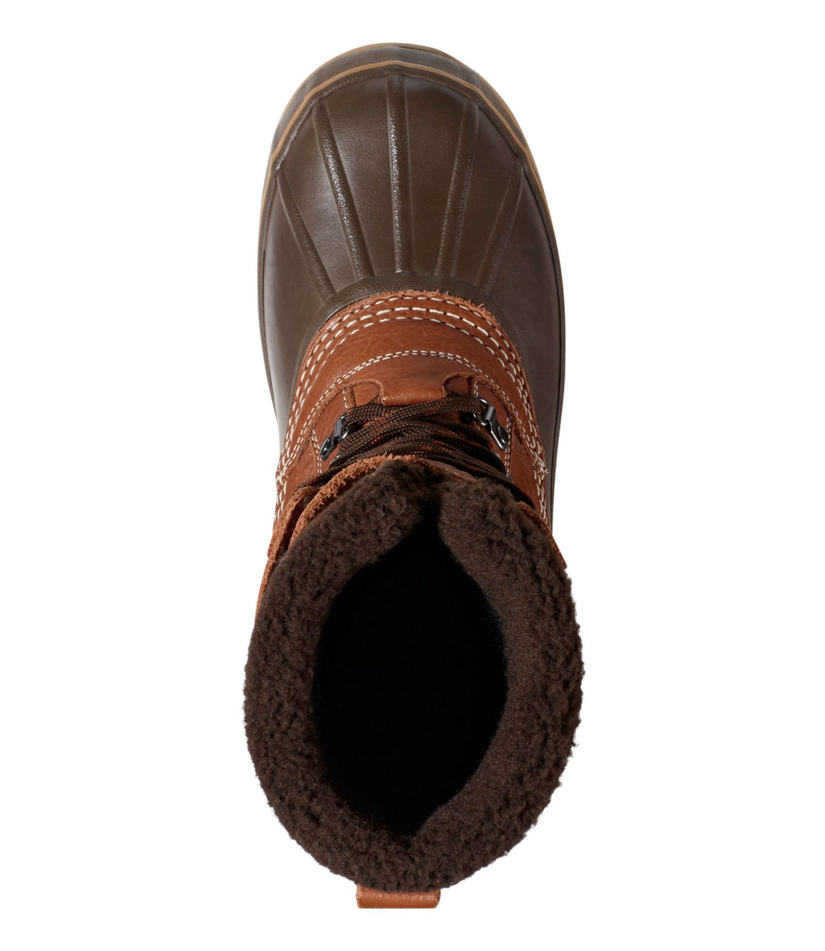 L.L.Bean Men's L.L.Bean Snow Boots with Tumbled Leather Maple