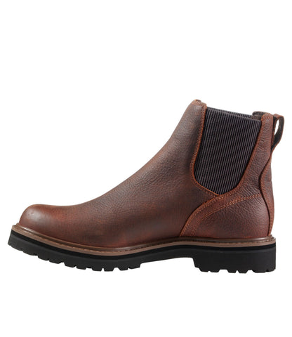 L.L.Bean Men's Portland Boots, Chelsea Dark Russet