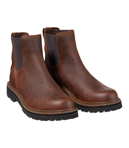 L.L.Bean Men's Portland Boots, Chelsea Dark Russet