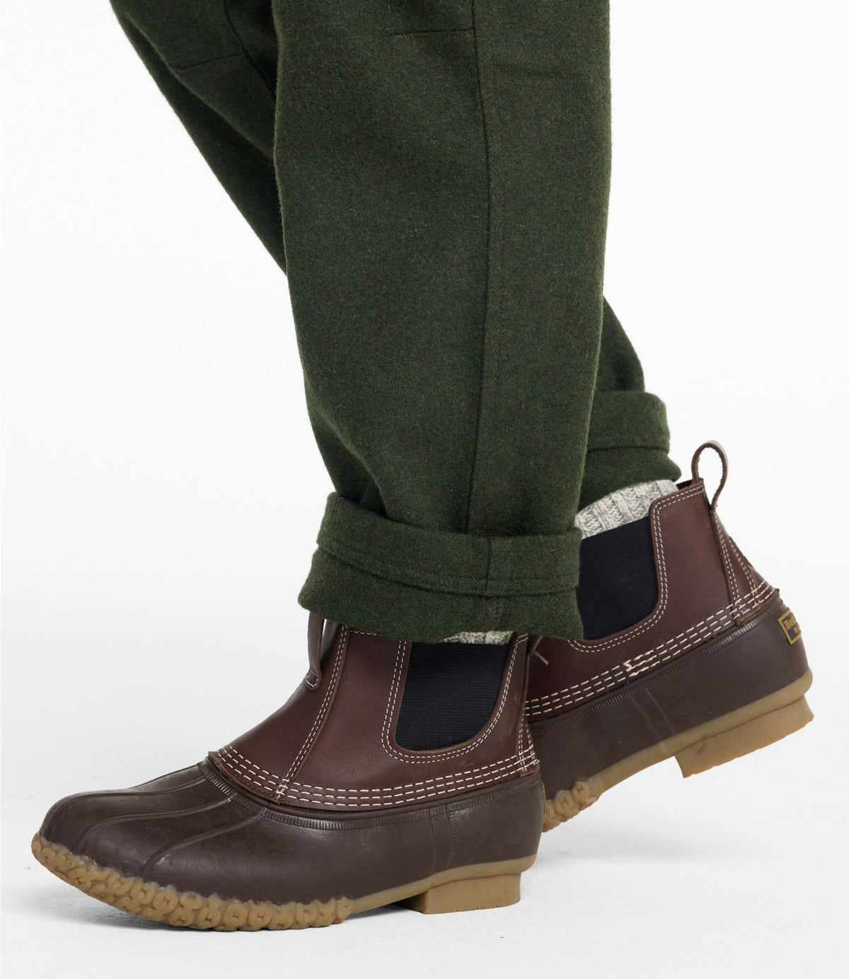 L.L.Bean Men's Bean Boots, 6.5" Chelsea Allspice/Bean Boot Brown/Gum