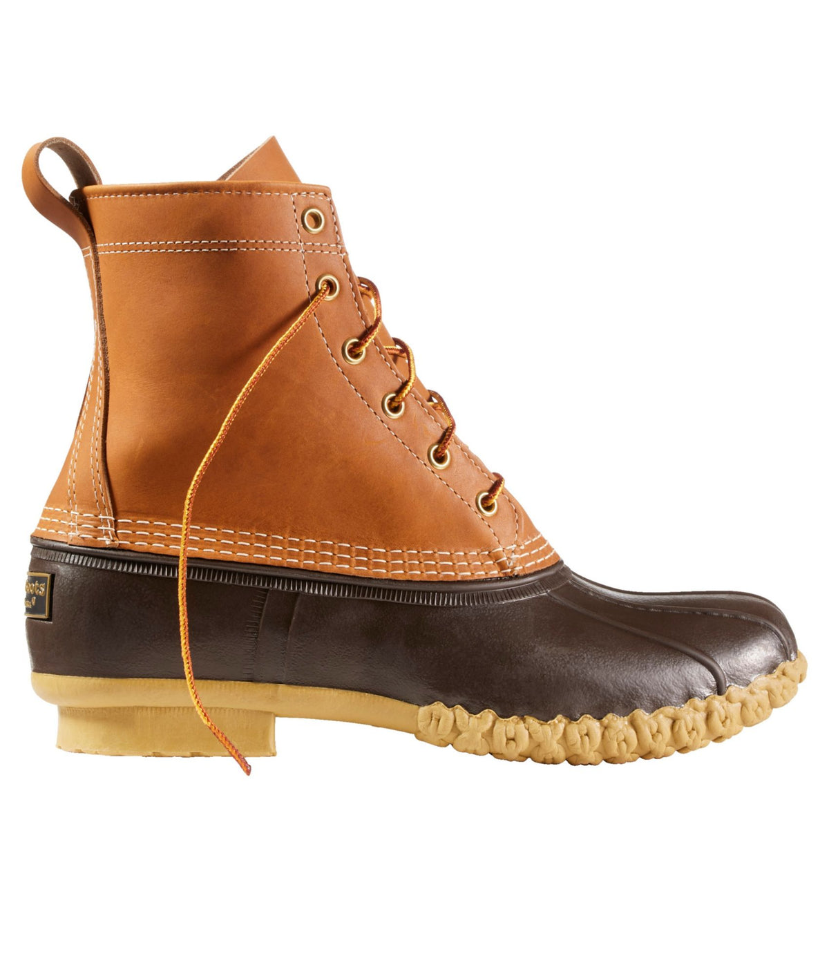 L.L.Bean Men's Bean Boots, 8" Insulated Tan/Bean Boot Brown/Gum