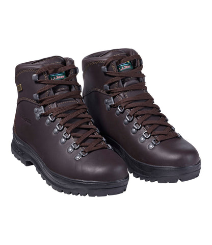 L.L.Bean Men's Cresta II Waterproof Hiking Boots, Leather Dark Brown