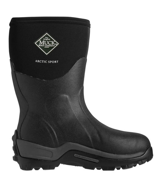 L.L.Bean Men's Arctic Sport Muck Boots, Mid-Cut Black