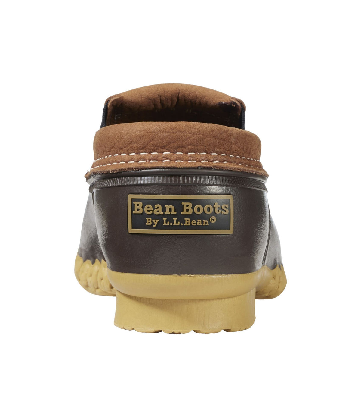 L.L.Bean Men's Bean Boots, Slip-On Rubber Mocs Allspice/Bean Boot Brown/Gum